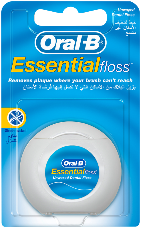ORAL B FLOSS ESS UNWAXED 50M