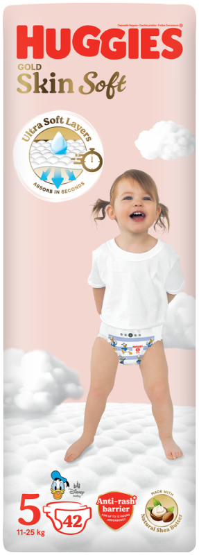 HUGGIES GOLD SZ 5 VP 42