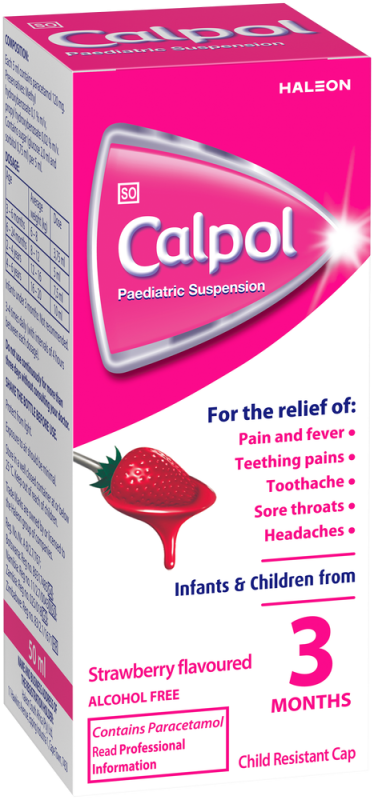 CALPOL PAED SYR S/BERRY 50ML