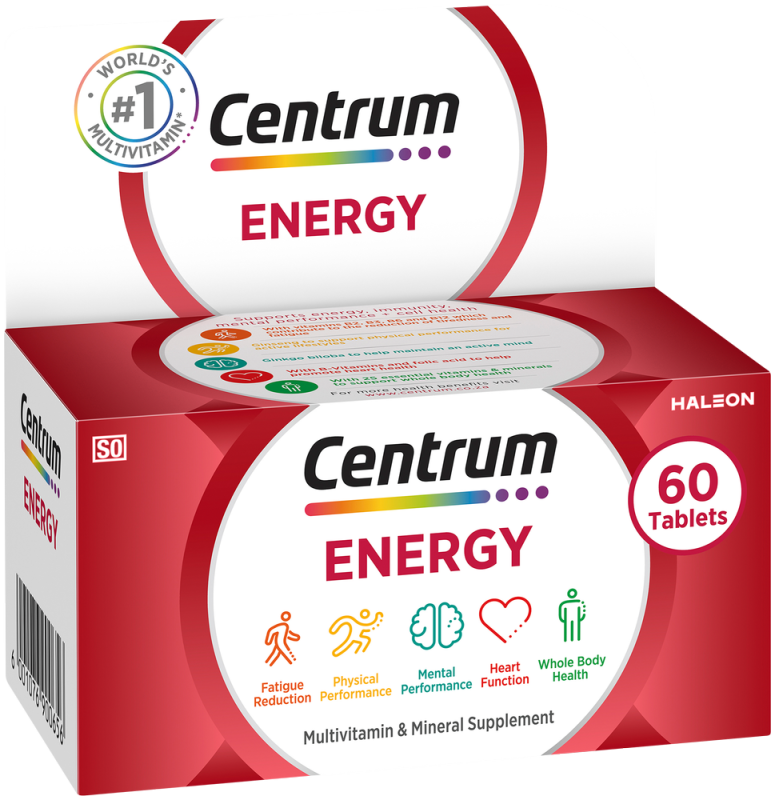 CENTRUM ENERGY TAB 60 NEW