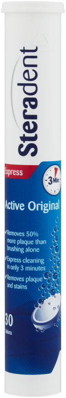 STERADENT ACTIVE PLUS TAB 30