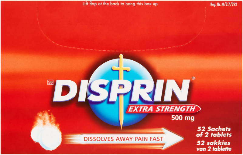 DISPRIN EXTRA STR 52X2S *OOS