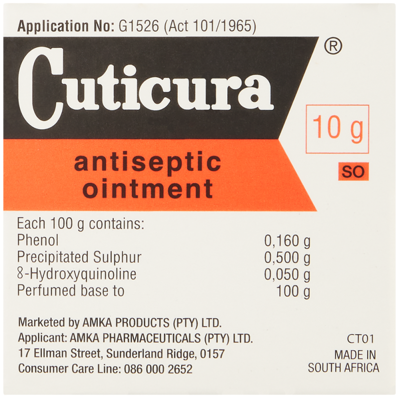 CUTICURA OINT 10G