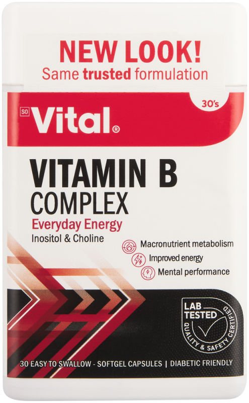 VITAL VIT B COMPLX CAPS 30