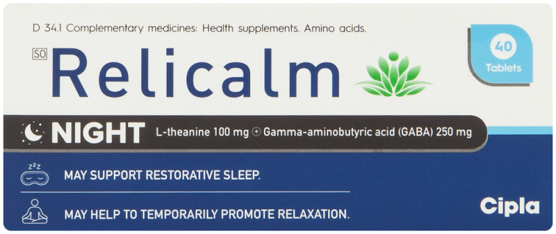 RELICALM NIGHT TAB 40