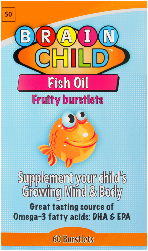 BRAINCHILD F/OIL CHEW S/GEL 60