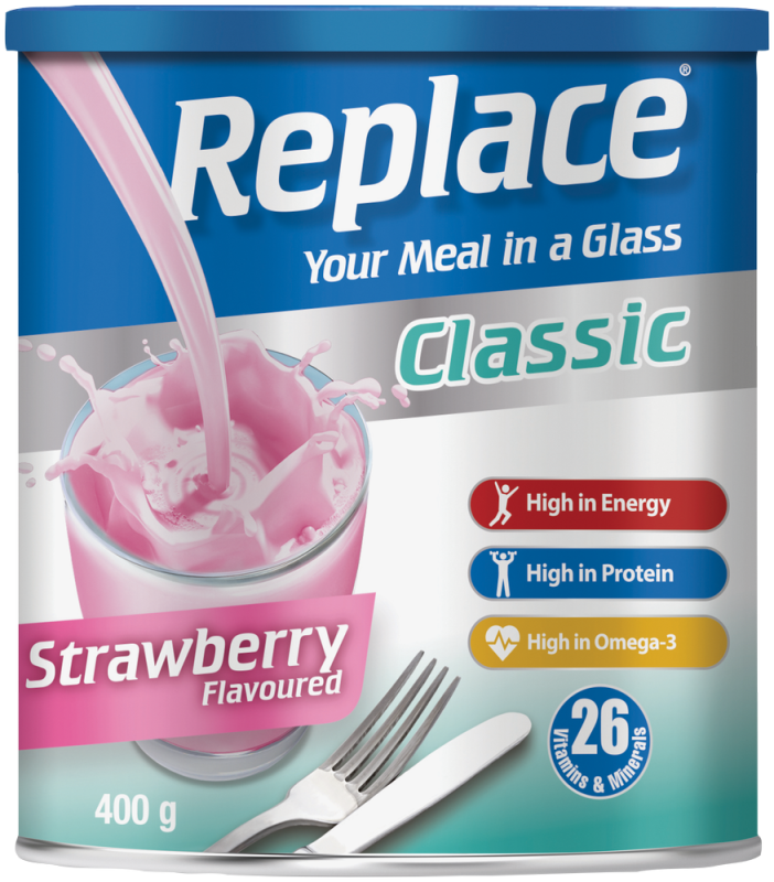 REPLACE CLASSIC STRAWBERRY 400G