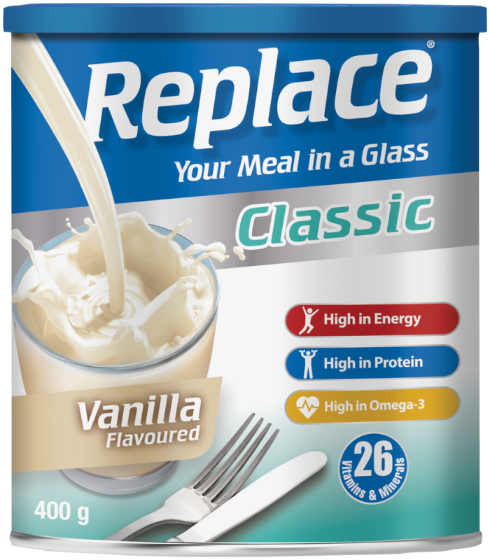 REPLACE CLASSIC VANILLA 400G