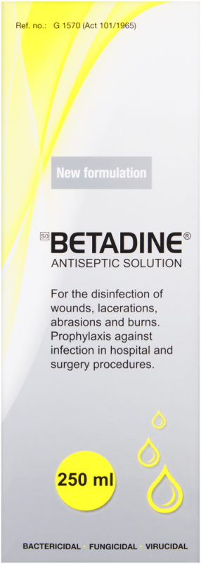 BETADINE A/SEPTIC SOL 250ML