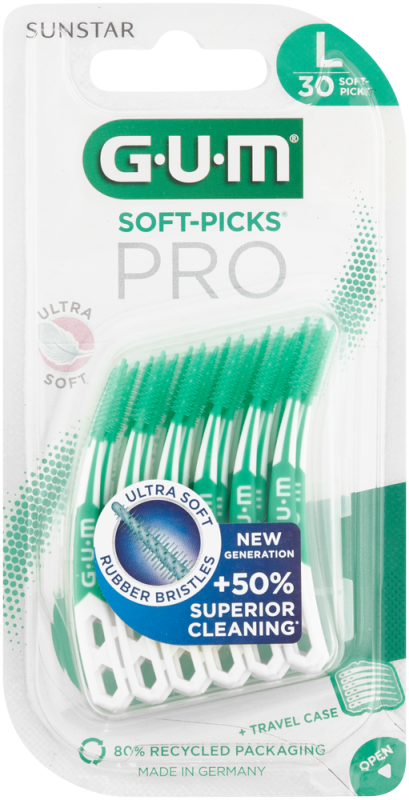 GUM SOFT PICKS PRO LARGE 30